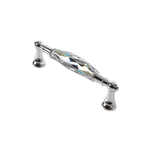 Luxury Crystal Chrome Cupboard Handles