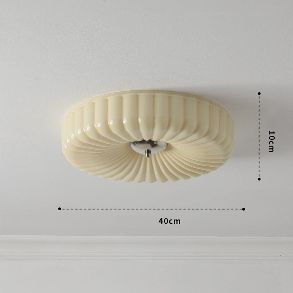 Medieval Cream Style Bauhaus Glass Ceiling Light -Homdiy