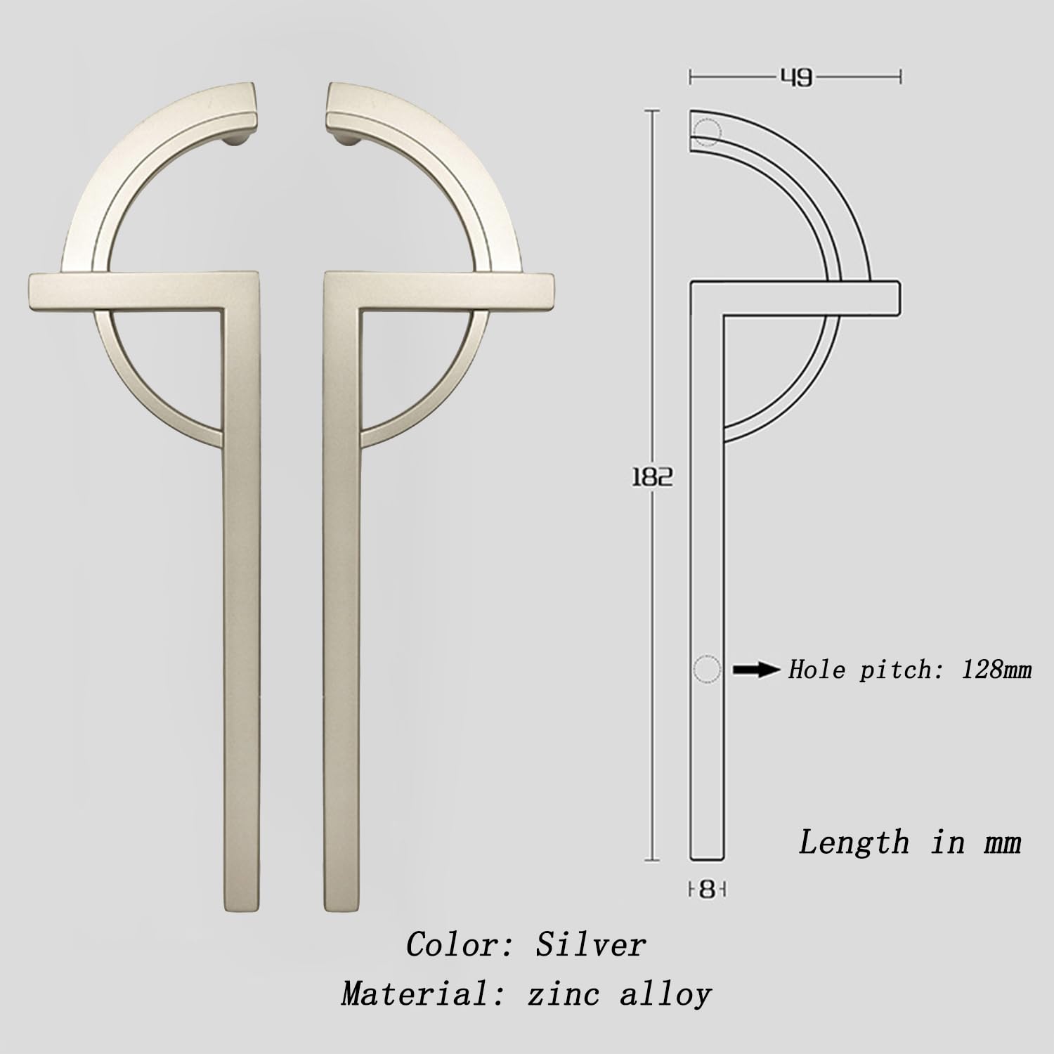 Unique Gold Paired Cabinet Pull Handles