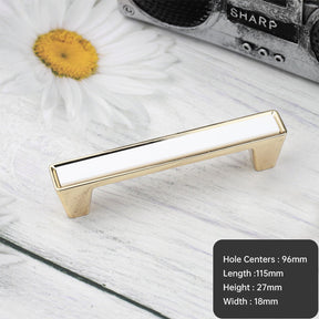 Modern Square Zinc Alloy Kitchen Cabinet Pulls for Deco