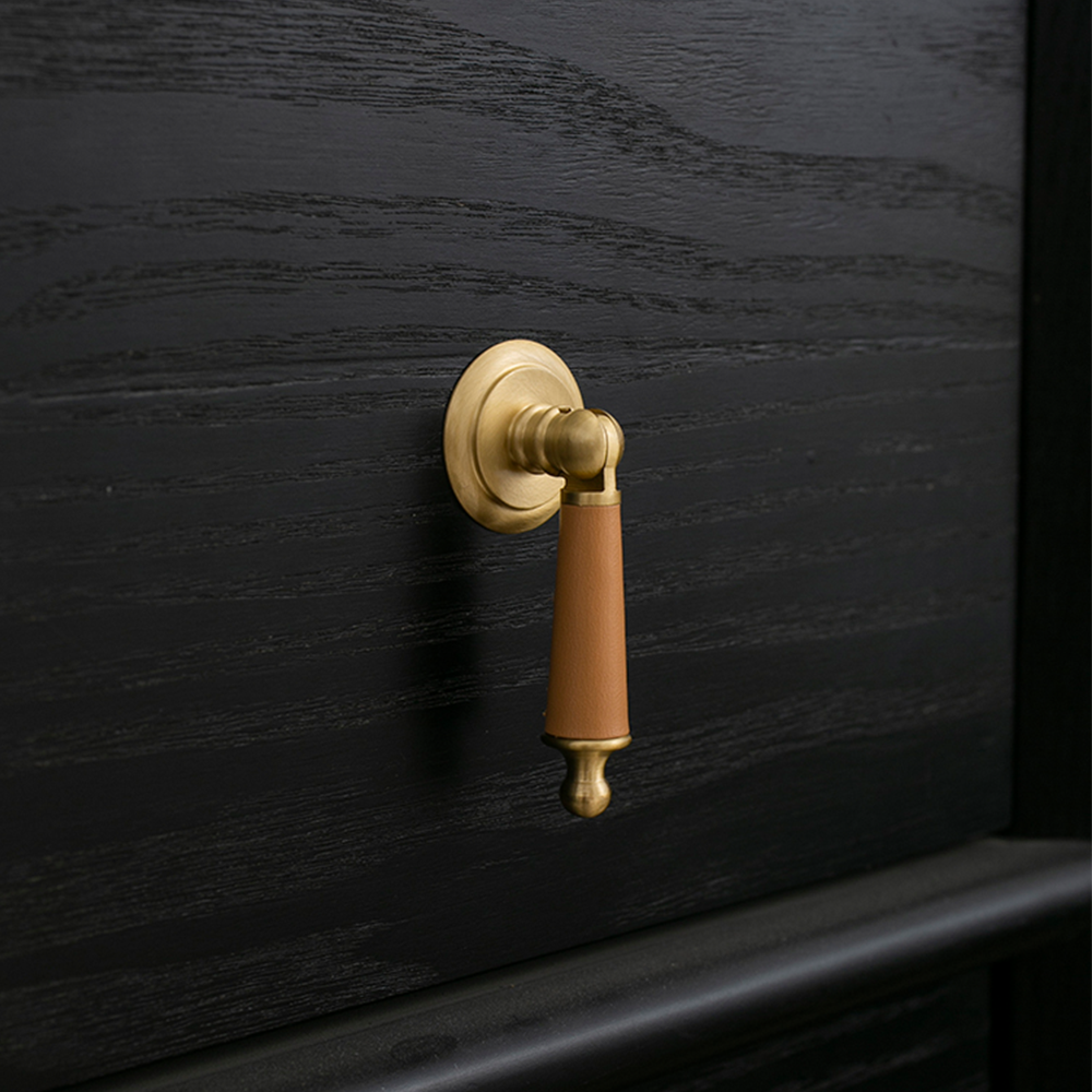Leather Kitchen Cabinet Knobs