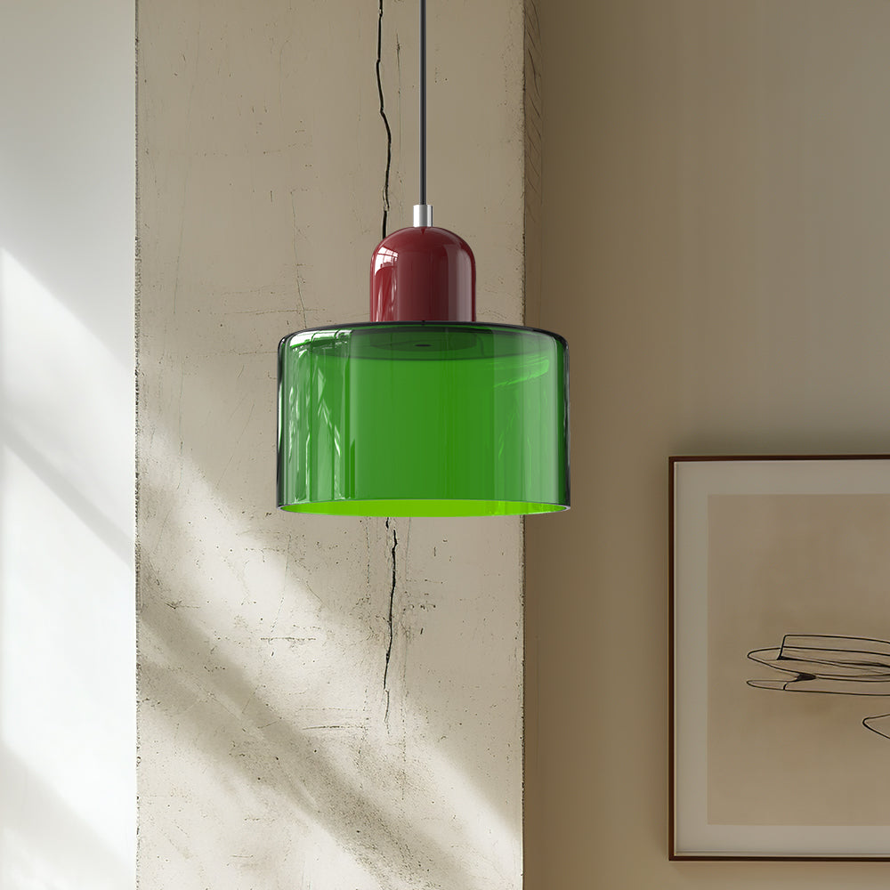 Modern Bauhaus Glass Pendant Light