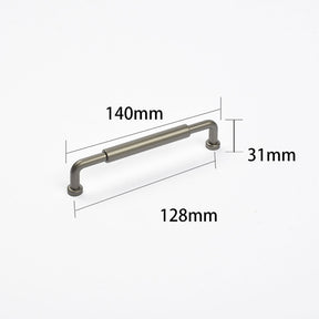 Modern Minimalist Dark Kitchen Cabinet Handles