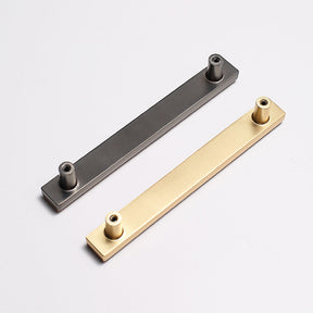 Square Solid Wood Cabinet Bar Handles