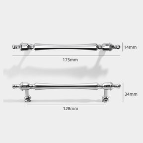 Chrome-Plated Cabinet Door Handles