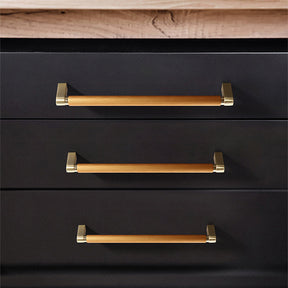 Contemporary Two Toned Drawer Cabinet Handles