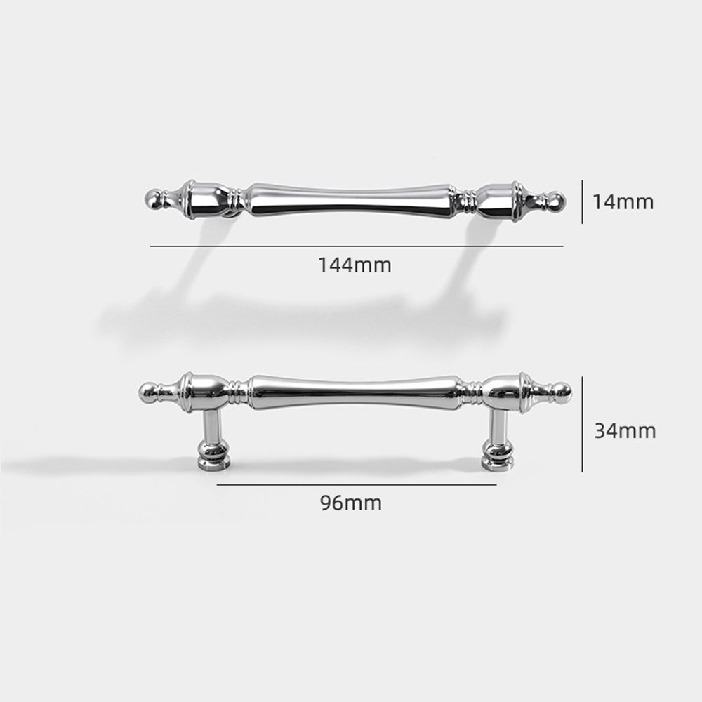 Chrome-Plated Cabinet Door Handles