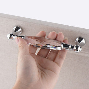 Luxury Crystal Chrome Cupboard Handles