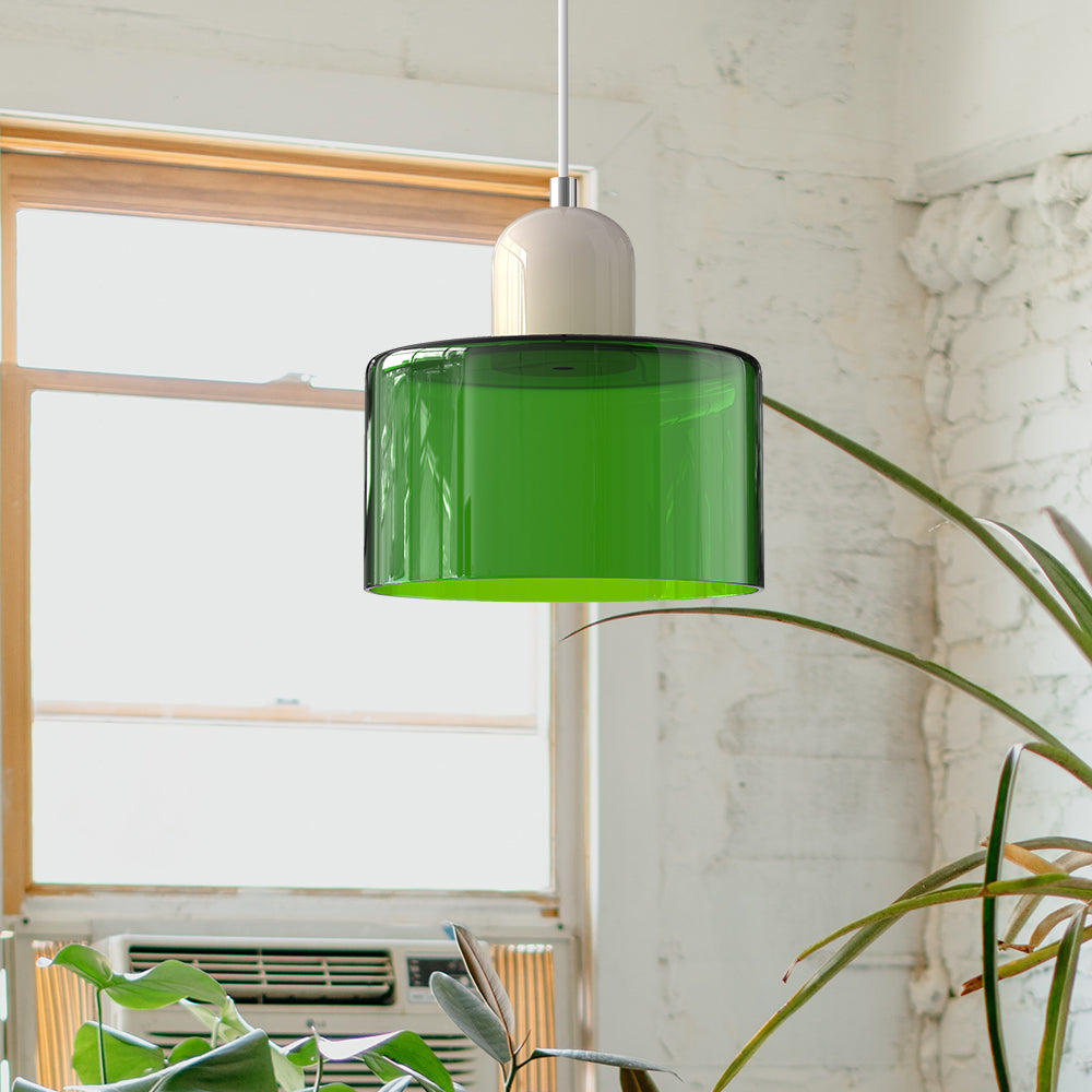 Modern Bauhaus Glass Pendant Light