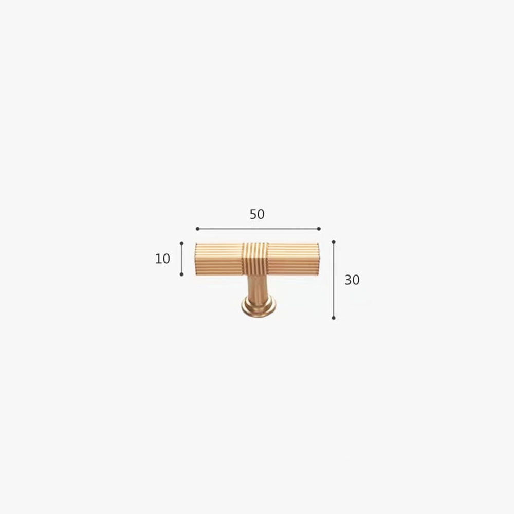 Solid Square Stripe Bar Handle