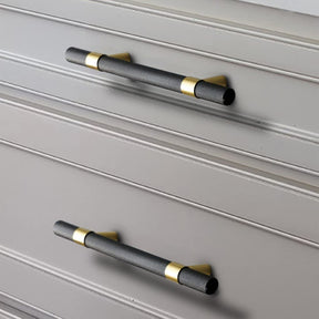 Solid Knurled Wardrobe Bar Handles