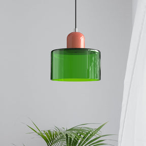 Modern Bauhaus Glass Pendant Light