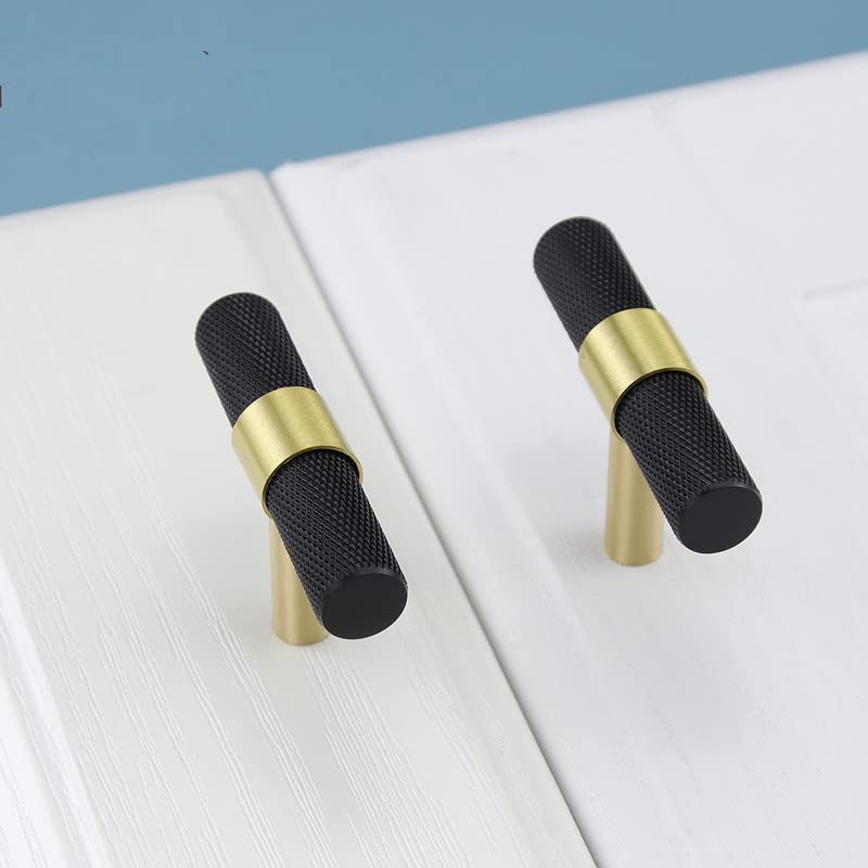 Solid Knurled Wardrobe Bar Handles