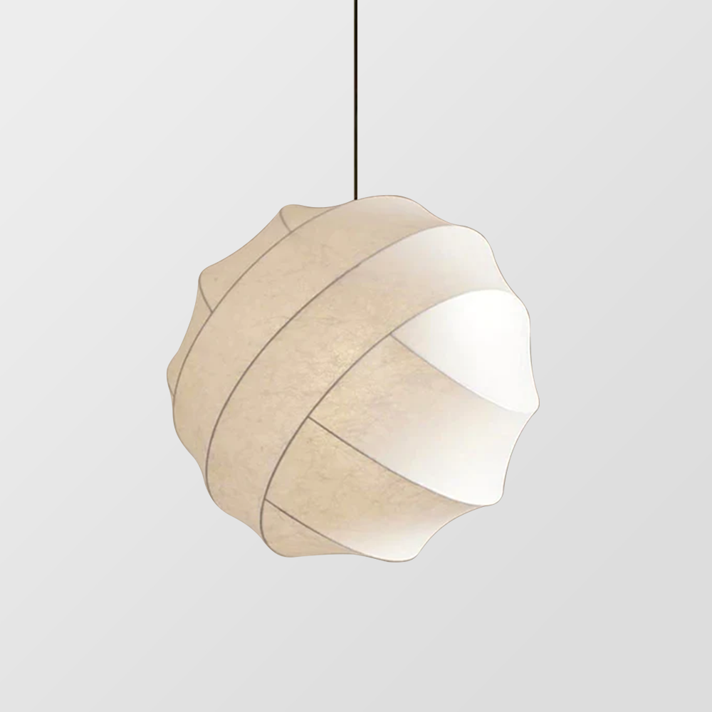 Nordic White Fabric Pendant Ceiling Lamp