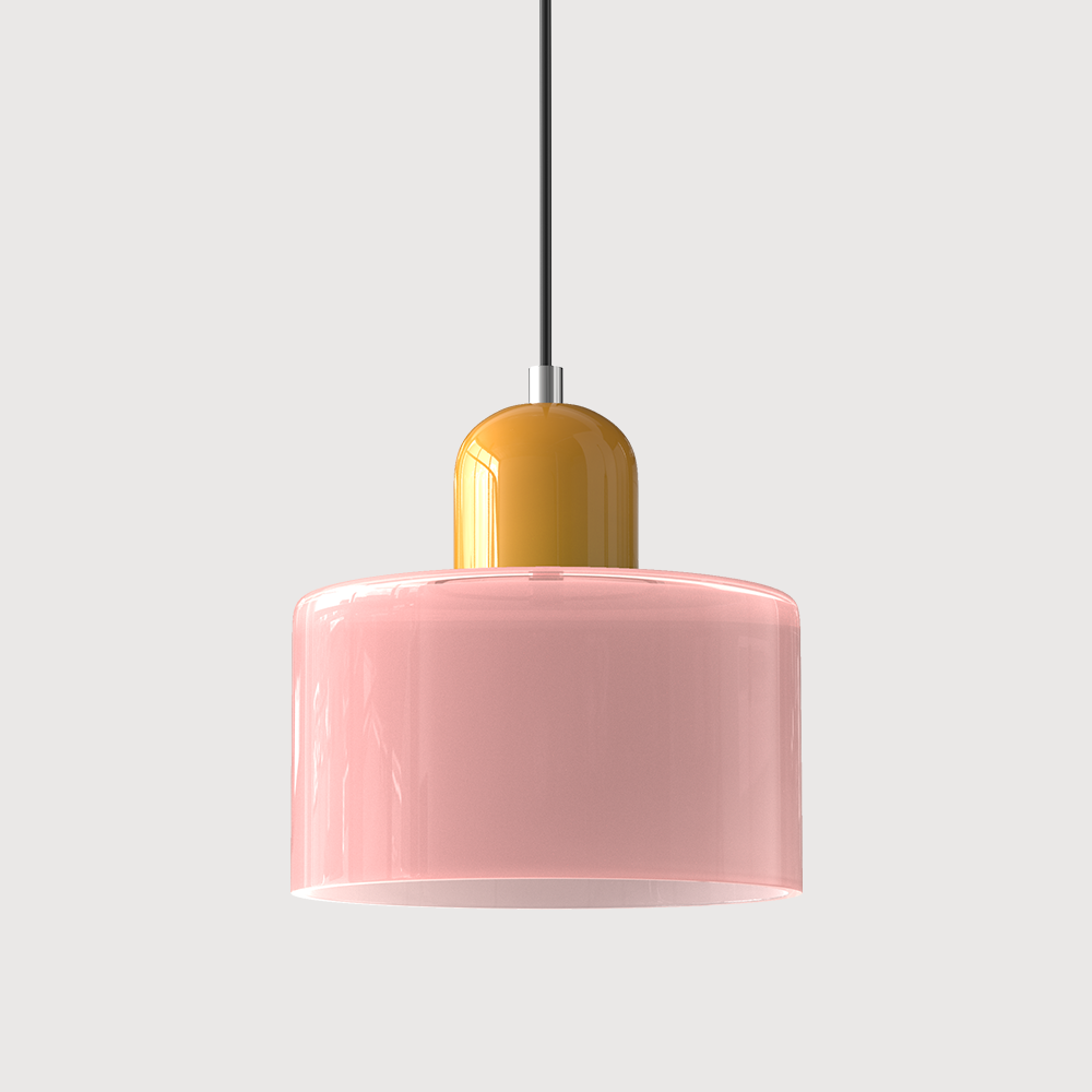 Modern Bauhaus Glass Pendant Light