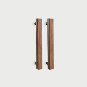 Square Solid Wood Cabinet Bar Handles