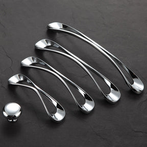 Silver Chrome Dresser Pulls Drawer Handles Knobs