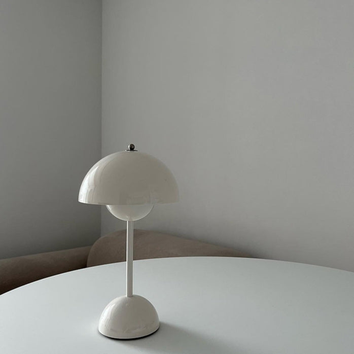 Contemporary Mushroom Table Lamp Mini Flowerpot Desk Light -Homdiy