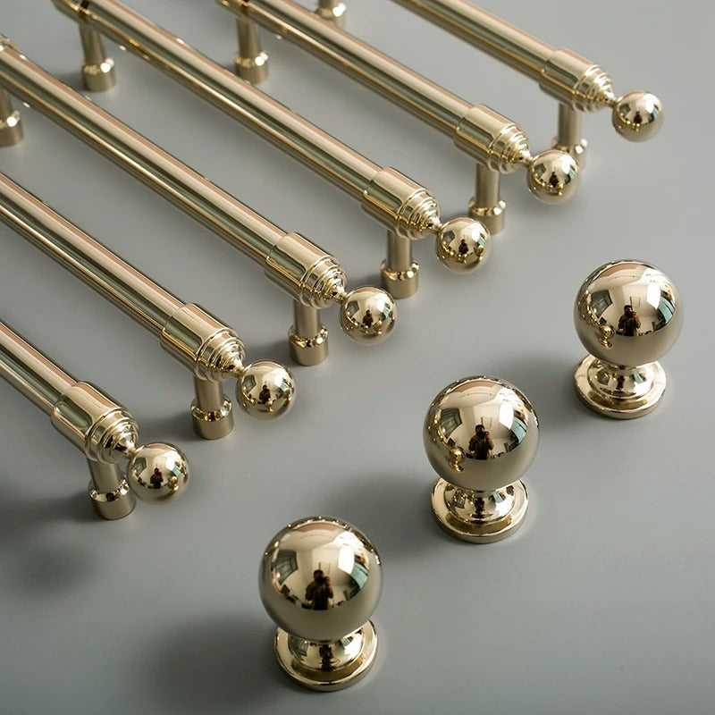 Brass Kitchen Bar Cabinet Handles