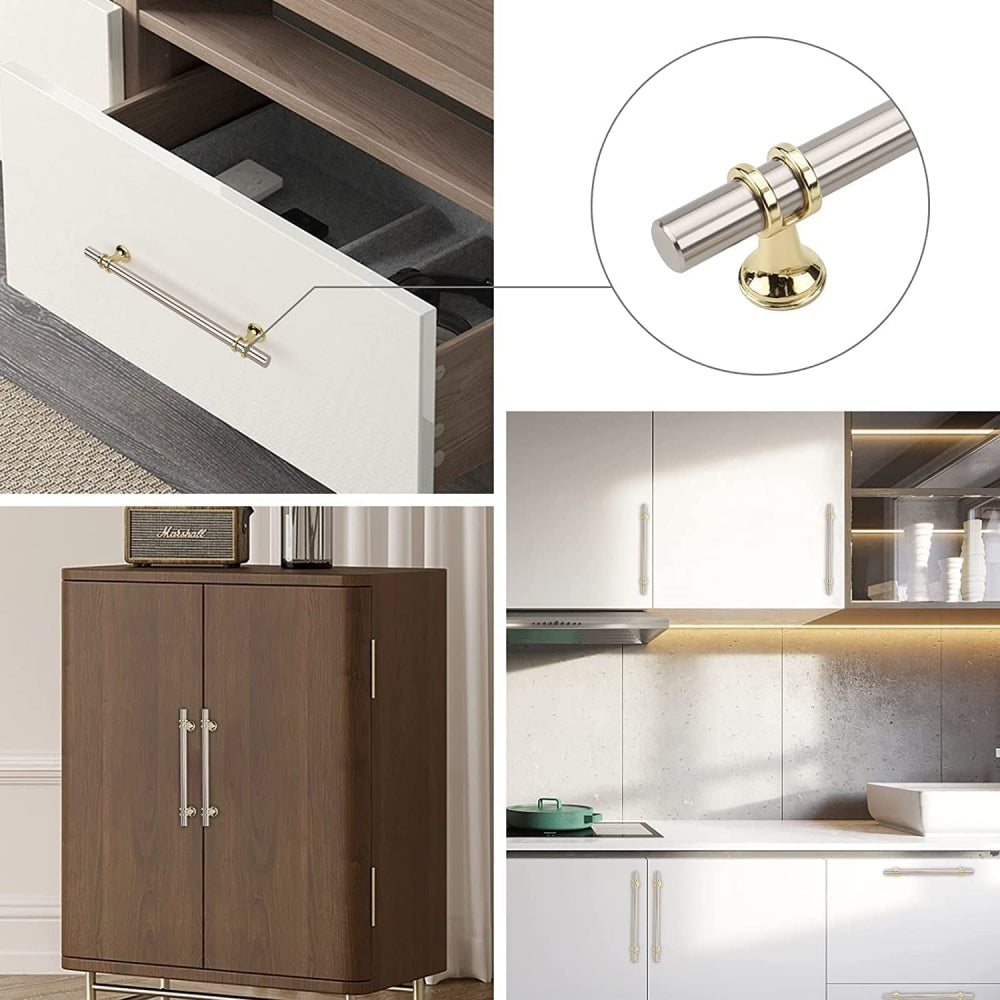 Luxurious Zinc Alloy Bar Drawer Handles