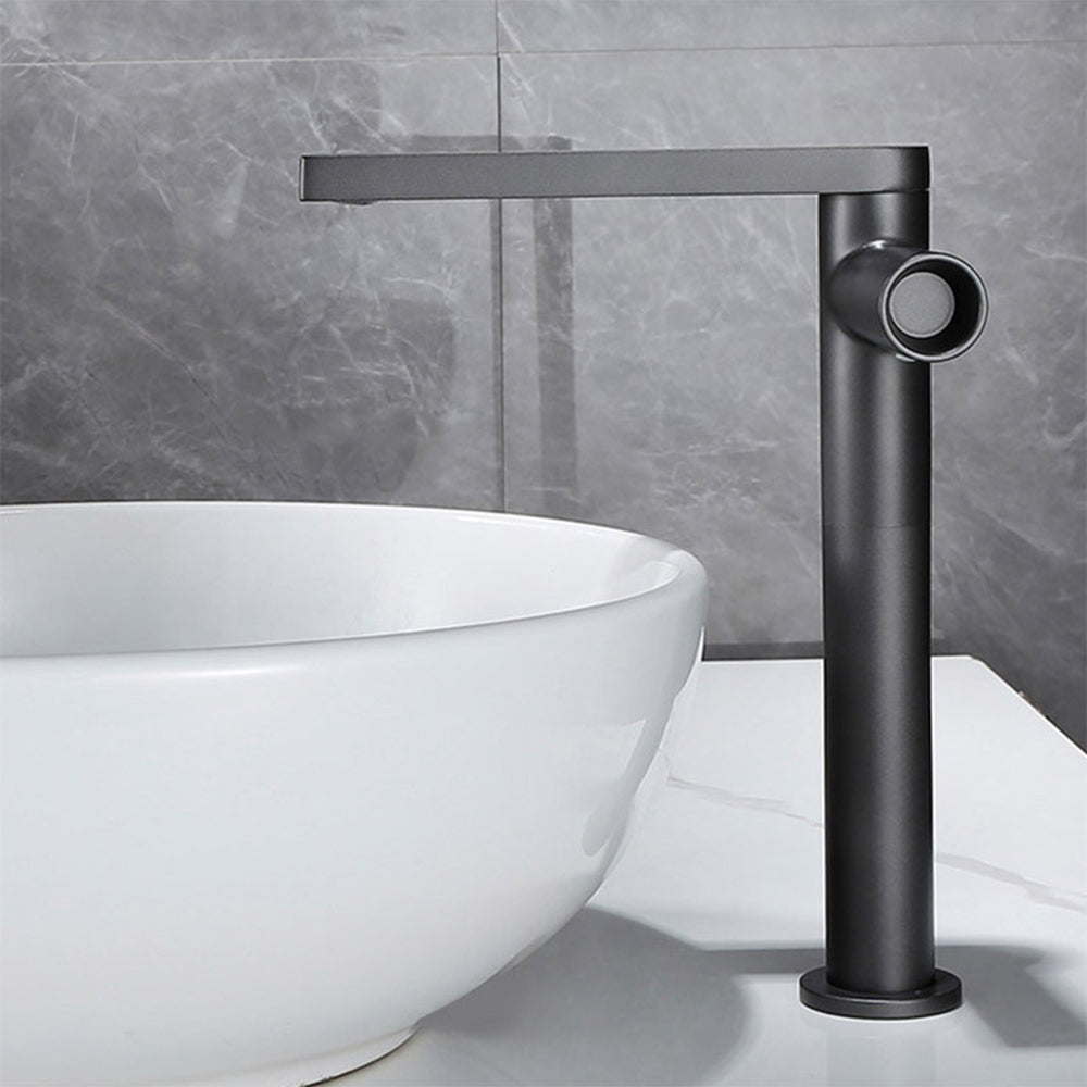 Single Lever 360° Swivel Spout Bathroom Sink Faucets