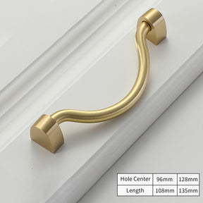 Brass Drop Bail Cabinet Handles