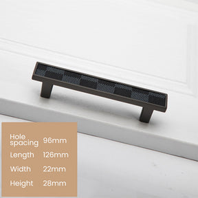 European Zinc Alloy Leather Cabinet Handles