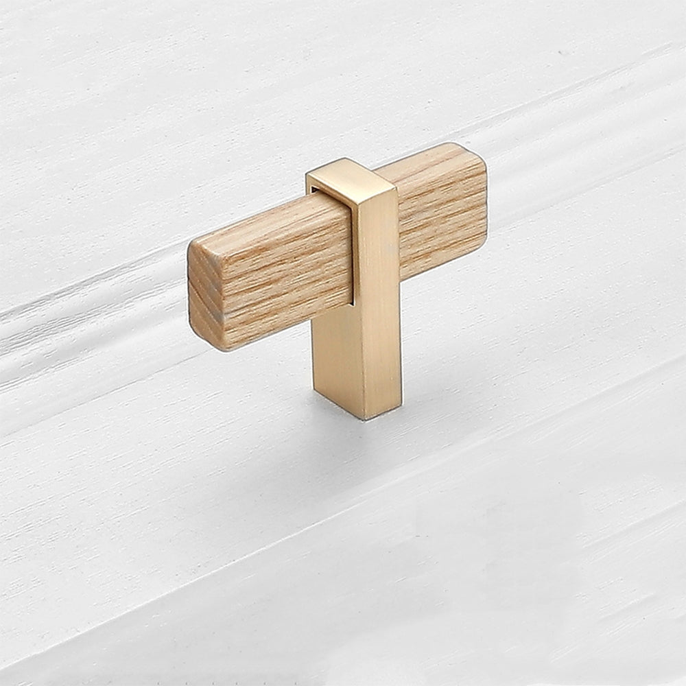 Square Wooden Cabinet Bar Handles