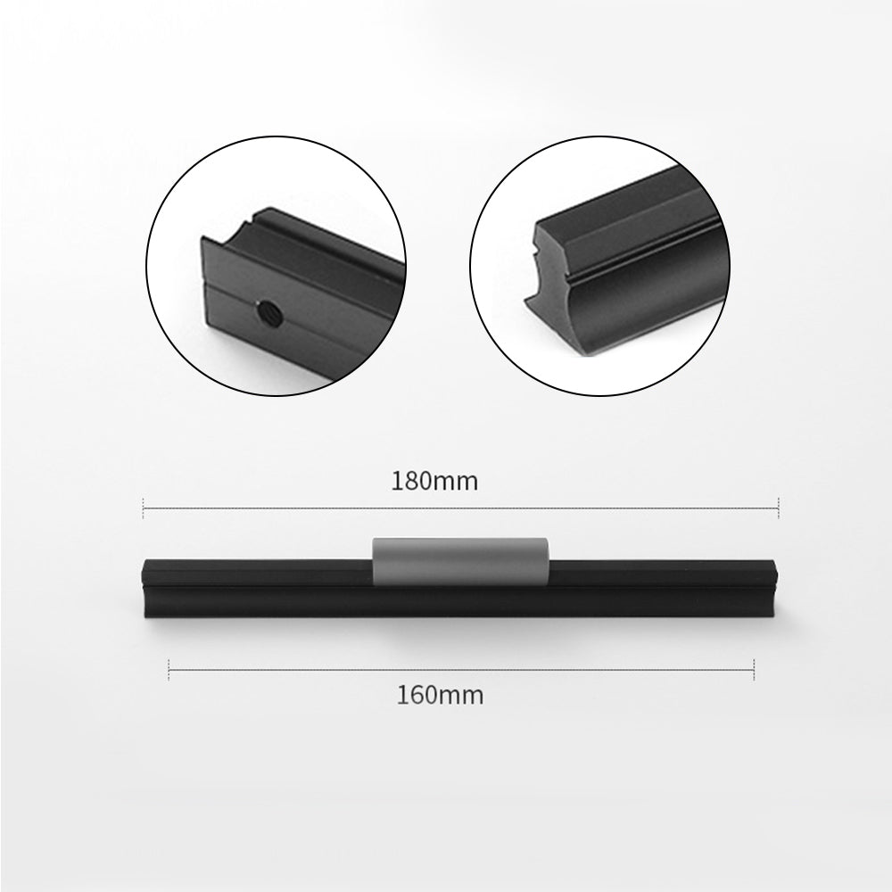 Black Aluminum Alloy Cabinet Handles