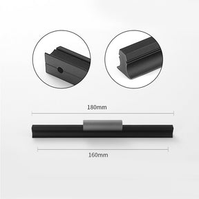 Black Aluminum Alloy Cabinet Handles