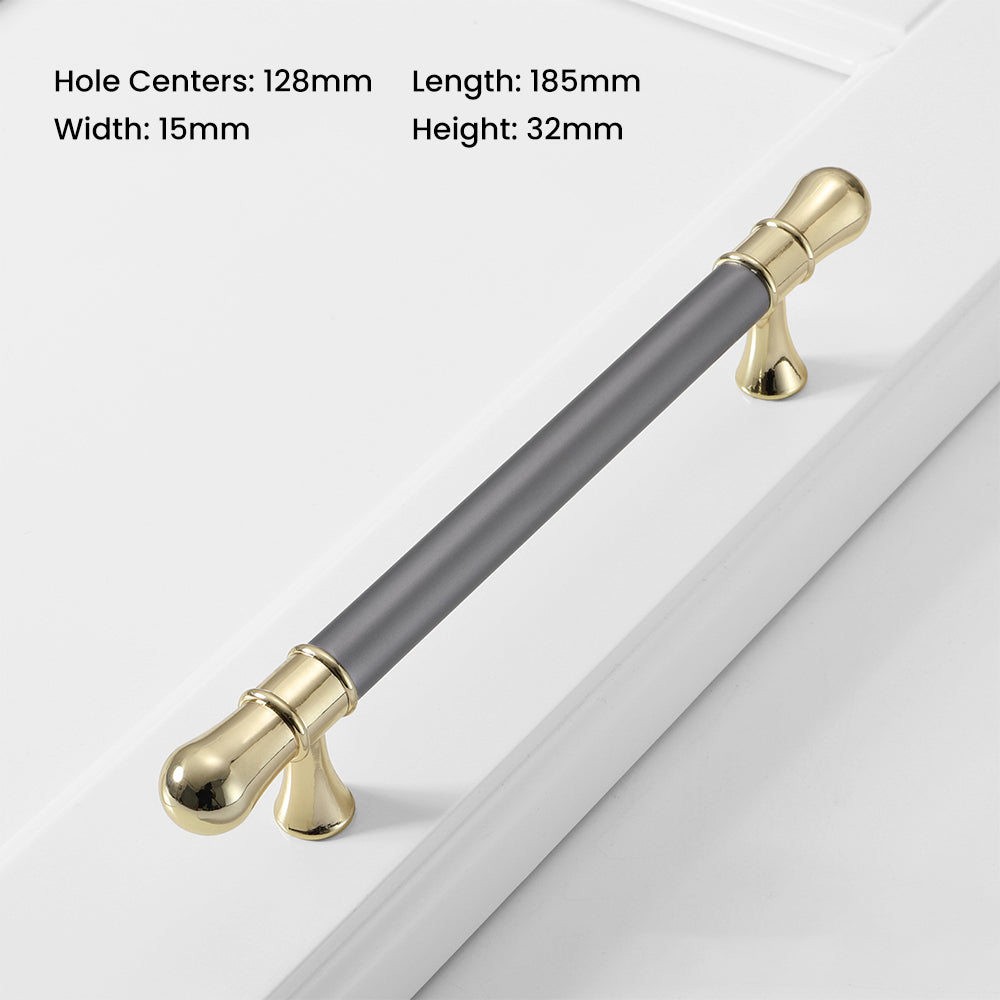 Modern Polished Wardrobe Bar Handles