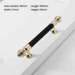 Modern Polished Wardrobe Bar Handles