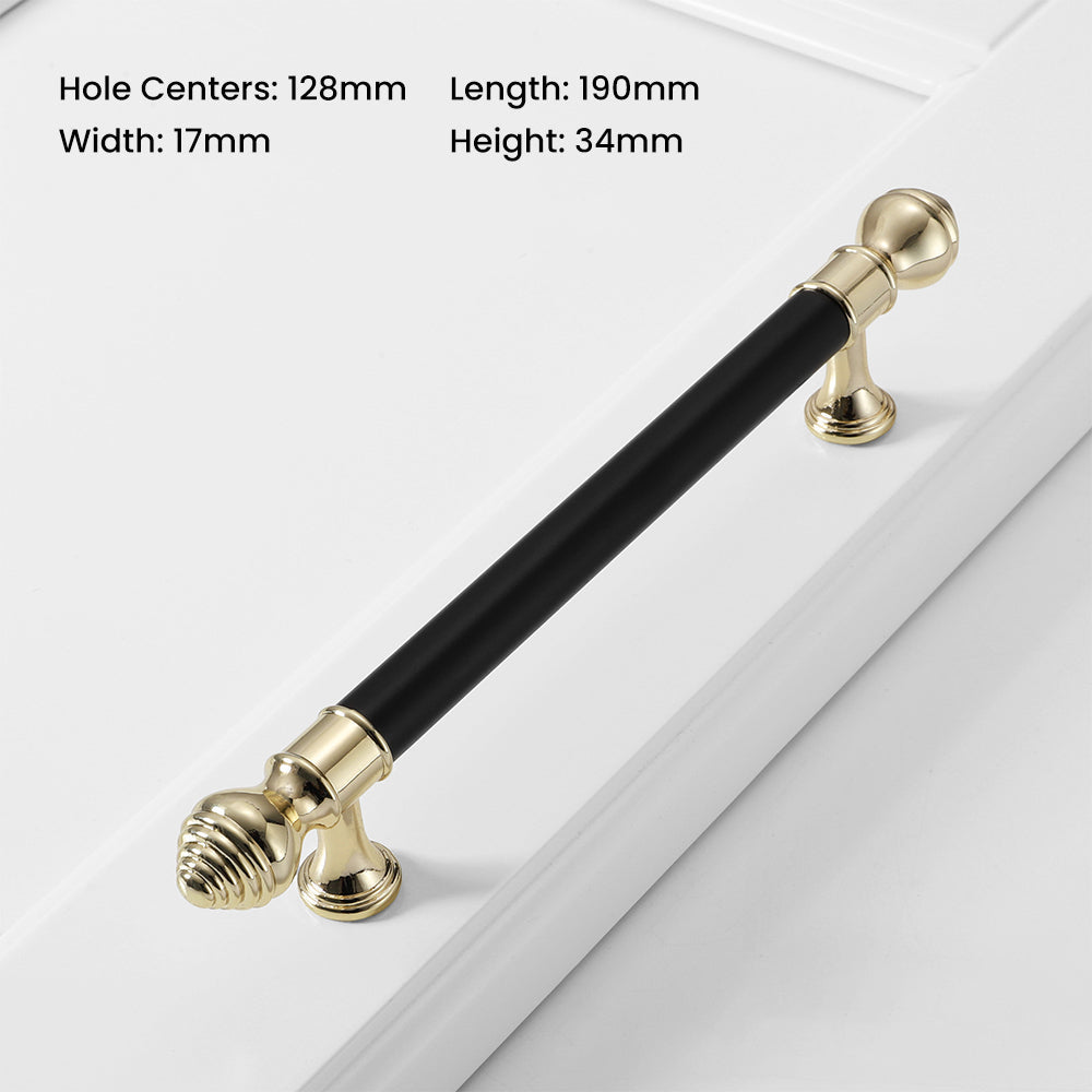 Modern Polished Wardrobe Bar Handles