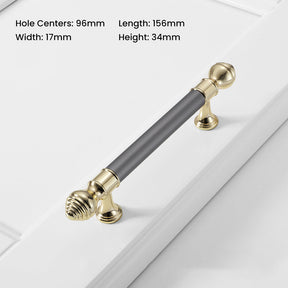 Modern Polished Wardrobe Bar Handles