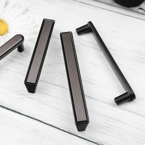 Modern Square Zinc Alloy Kitchen Cabinet Pulls for Deco