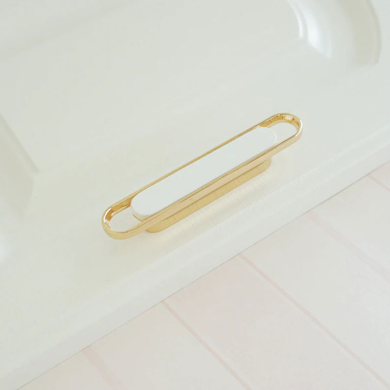 Brushed Brass Drawer Pull Handles