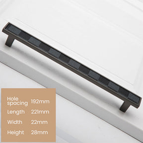 European Zinc Alloy Leather Cabinet Handles