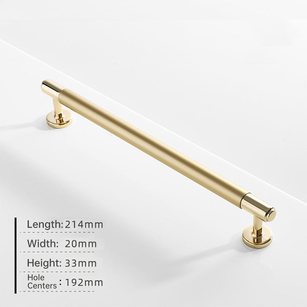 Modern Aluminium Alloy Two Toned Cabinet Handles