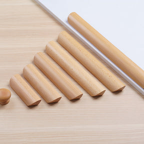 Solid Wood Cabinet Finger Edge Pulls