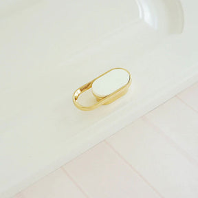 Brushed Brass Drawer Pull Handles