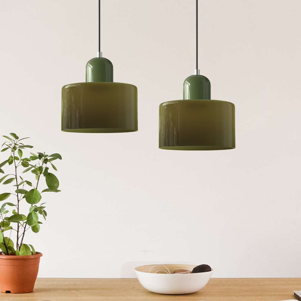 Modern Bauhaus Glass Pendant Light