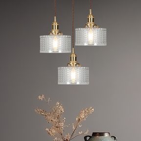 Stunning Ripple Glass Ceiling Pendant Light