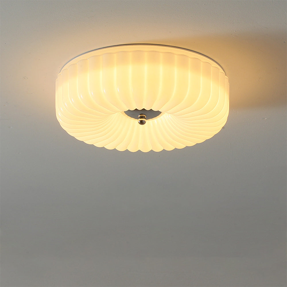 Medieval Cream Style Bauhaus Glass Ceiling Light -Homdiy