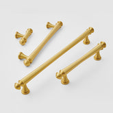 Soild Brass Gold Bar Cabinet Pulls