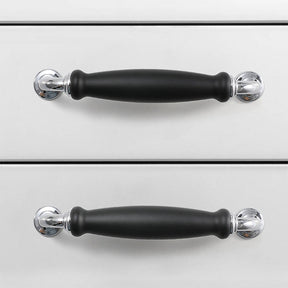 Solid Matte Black Cabinet Bar Handles