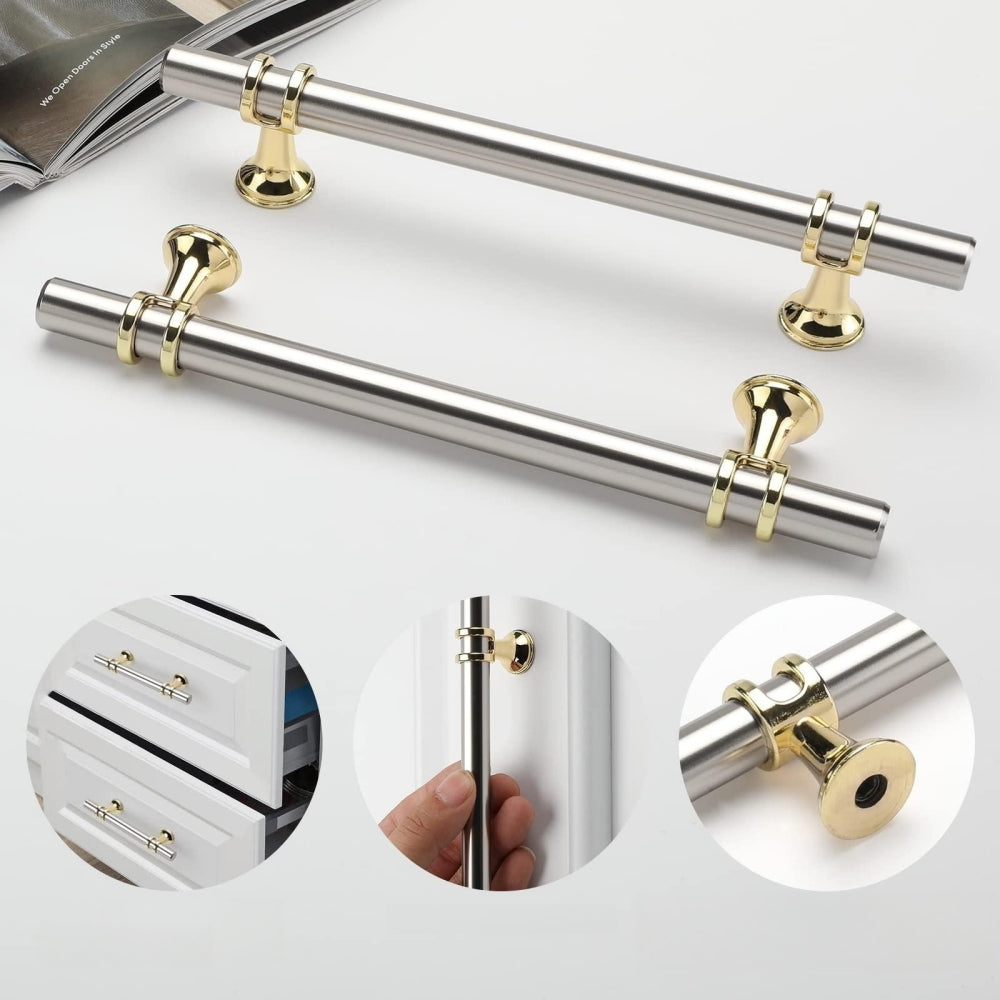 Luxurious Zinc Alloy Bar Drawer Handles