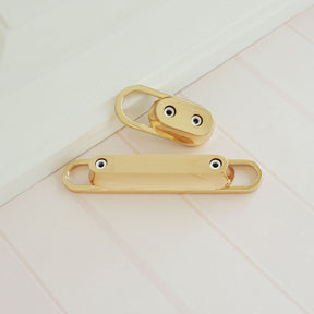 Brushed Brass Drawer Pull Handles