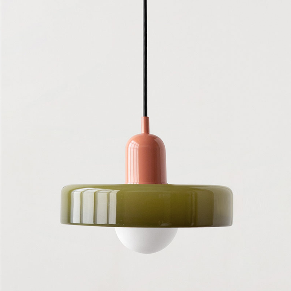 Colorful Bauhaus Modern Glass Ceiling Pendant Light