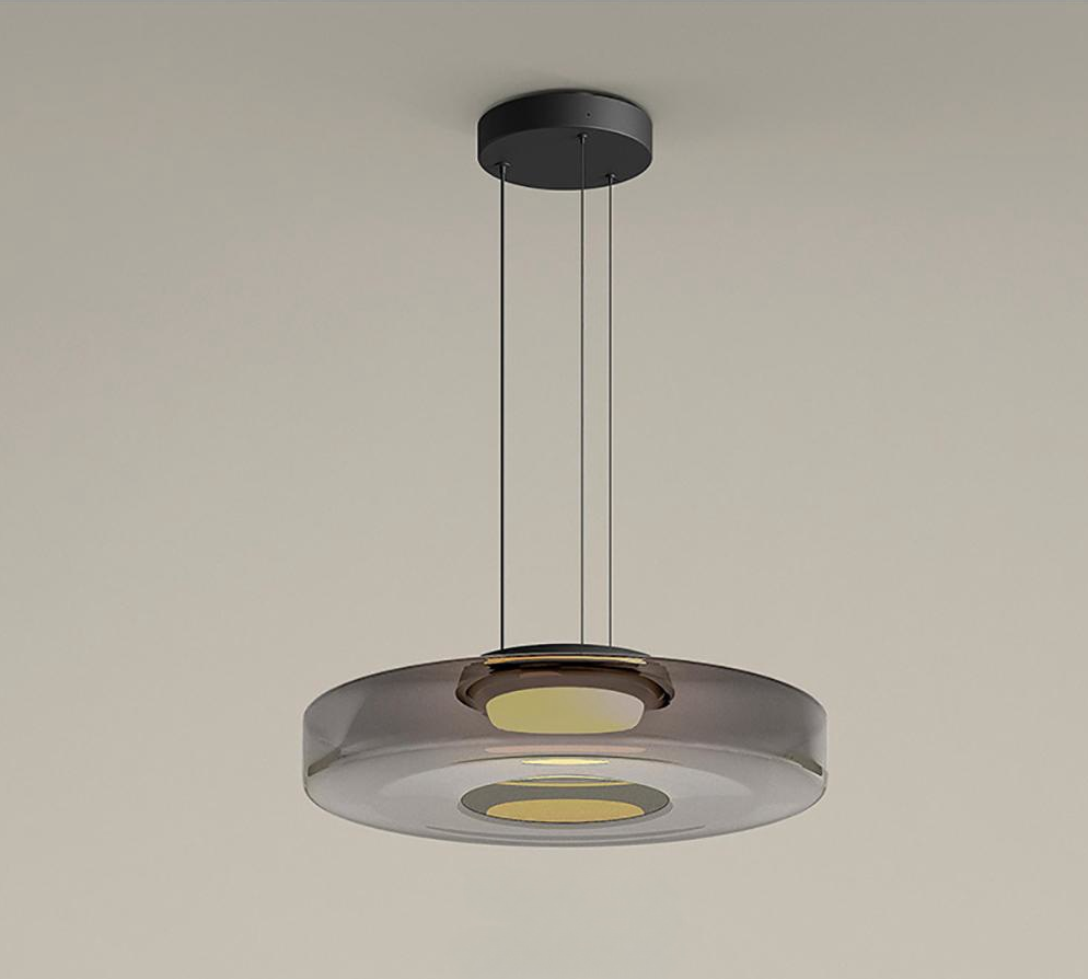 Modern Multi-Layer Glass Pendant Ceiling Light