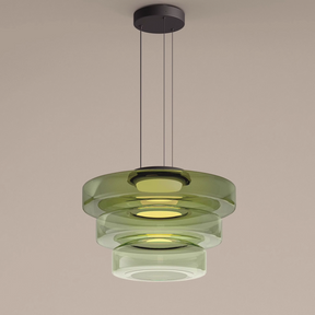 Modern Multi-Layer Glass Pendant Ceiling Light